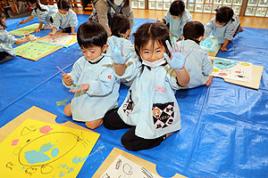 絵画教室　みんなの個性がいっぱい‼　ぱんだ