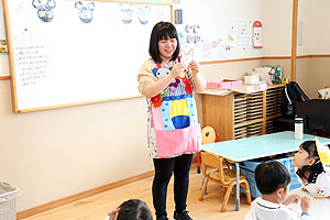 入園3日目の様子です　年少組