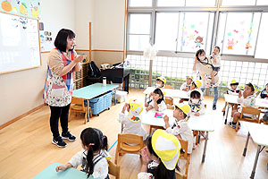 入園3日目の様子です　年少組