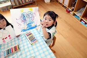 ぱんだの絵を描いたよ　ぱんだ
