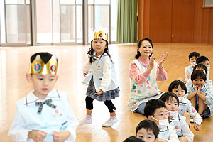 4月生まれのお誕生会　年長組