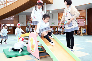 サーキット遊び楽しかったね！　りす・ことり