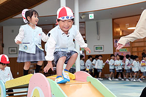 サーキット遊び楽しかったね！　りす・ことり