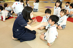 視力・聴力検査がありました　　年長組