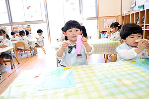 チューリップの制作　こあら