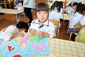 チューリップの制作　こあら