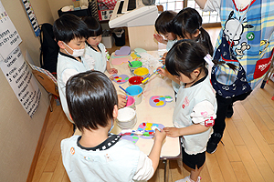 デカルコマニー　楽しかったね‼　ばら