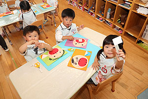 はみがきの制作　うさぎ