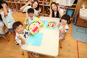 はみがきの制作　うさぎ