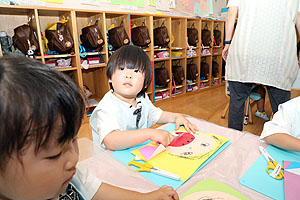 はみがきの制作　うさぎ