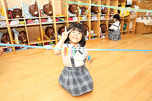 洗濯ばさみ遊び！楽しかったね　たんぽぽ