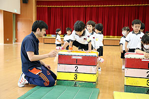 体操教室　ー跳び箱ー　たんぽぽ