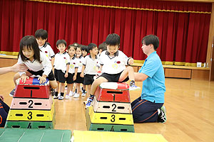 体操教室　ー跳び箱ー　ひまわり