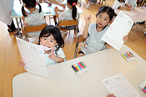 科学教室で「空気のパワー」について学びました！　ひまわり・さくら・たんぽぽ
