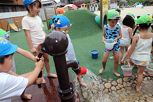 エンゼルパークで水遊び‼　涼しかったね　　B・D