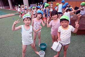 エンゼルパークで水遊び‼　涼しかったね　　B・D