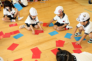 カードめくりゲーム　楽しかったね　たんぽぽ