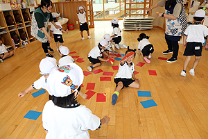カードめくりゲーム　楽しかったね　たんぽぽ