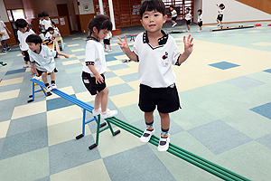 サーキット遊び　楽しかったね　　ひまわり