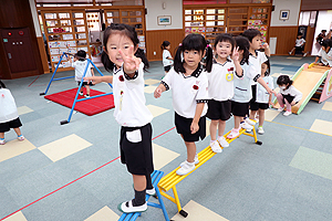 サーキット遊び　楽しかったね　　ひまわり