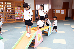 サーキット遊び　楽しかったね　　ひまわり