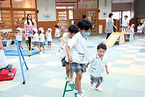 サーキット遊び　うさぎ・きりん・すみれ