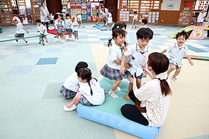 サーキット遊び　うさぎ・きりん・すみれ