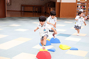 サーキット遊び　うさぎ・きりん・すみれ