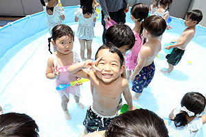 プール活動　うさぎ