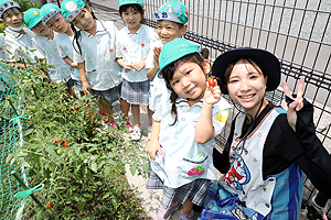 みんなで育てたトマト🍅　最高に美味しかったね　A