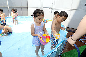 プール活動　ぱんだ・きりん・りす