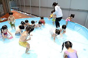 プール活動　ぱんだ・きりん・りす