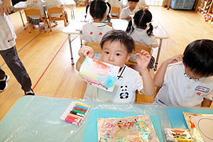 アイスクリームの制作　うさぎ