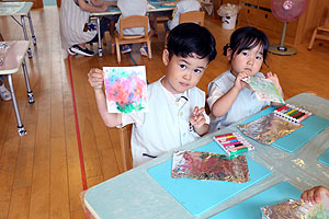 アイスクリームの制作　うさぎ