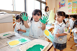 ひまわりの制作　こあら