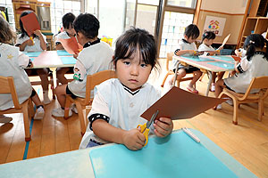 アイスクリームの制作　うさぎ