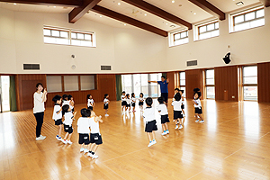 体操教室たのしかったね　　すみれ