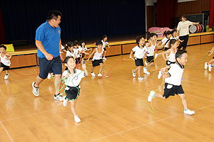 体操教室たのしかったね　　すみれ