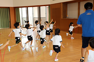 体操教室たのしかったね　　すみれ