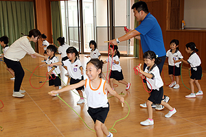 体操教室たのしかったね　　すみれ