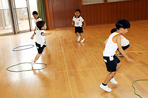 体操教室たのしかったね　　すみれ