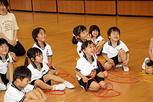 体操教室たのしかったね　　すみれ