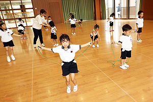 体操教室たのしかったね　　すみれ