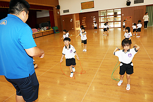 体操教室たのしかったね　　すみれ