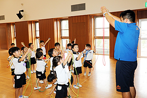 体操教室たのしかったね　　すみれ