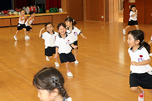 体操教室たのしかったね　　すみれ