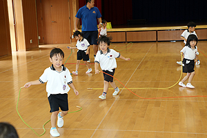 体操教室たのしかったね　　すみれ