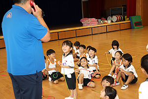 体操教室たのしかったね　　すみれ