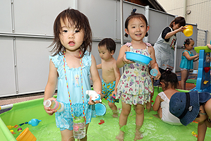 水遊び‼　たのしかったね　　ひよこ