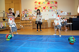 スイカ割りゲーム大会‼　　きりん